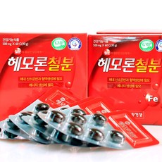 종근당 헤모론 여성 철분제 철분 영양제 엽산 비타민B 아연 해조칼슘 헴철 혈액생성, 120정, 2세트