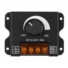 DC 12-24V LED 무단 조광기 스위치 밝기 조정 디밍 전원 공급 장치 컨트롤러 조명 액세서리, 유형1