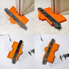 윤곽게이지 25cm 코너측정자 기둥측정자 장판절단 카펫재단 작업용자 형틀게이지 코너측정자 기둥측정 기둥게이