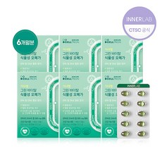 [셀트리온 이너랩] 그린 바이탈 식물성 오메가 (360캡슐/6달분), 단품, 색상:620mg*360캡슐_[B0009796]