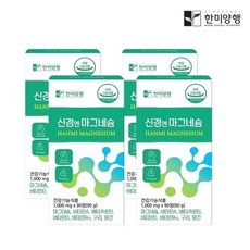 한미양행 신경엔 마그네슘 90g, 4개, 90정