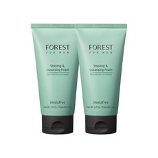 이니스프리 포레스트 쉐이빙 클렌징폼 겸용 150g 2개