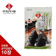 청산에 삼각김밥김 10장 - 10g, 1