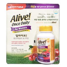 얼라이브 원스데일리 슈퍼멀티비타민 포 우먼 60정, 1개