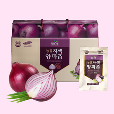 무농약 직접 재배 100% 자색양파즙 80ml 30포