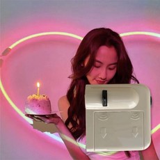 레나에너지 미니 나비 무드등 빔 프로젝터 조명, 3. 네온하트