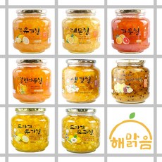 해맑음 과일청 11종 1+1, 패션후르츠한라봉청+패션후르츠한라봉청