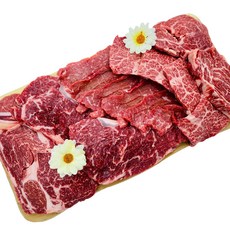 한우1등급 다모임1번세트 600g (삼각살 새우살 살치살) 구이용 고급 특수부위 구성세트