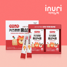 [아이누리] 키즈튼튼 홍삼녹용 25%함유 프리미엄 스틱형, 3박스, 30포