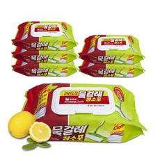 홈인더스트리 물걸레 청소포 고급형 중형 25매, 6개