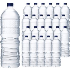 해태음료 강원 평창수 무라벨 생수, 24개, 2L
