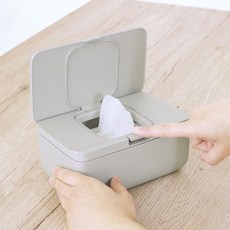 일본 마나 원터치 물티슈 케이스 / W636, 그레이[W636GY]