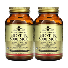 솔가 비오틴 5000mcg 100캡슐 2통
