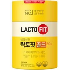 종근당건강 락토핏 골드 80p, 160g, 1개