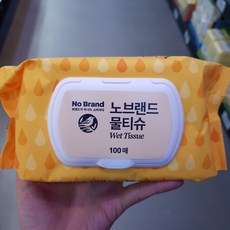 노브랜드 물티슈 캡형 100매 x 10개입