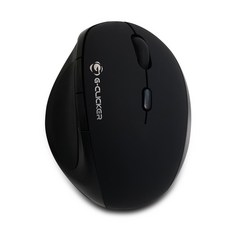 지클릭커 인체공학 무선 마우스 GM-WC810L, 블랙