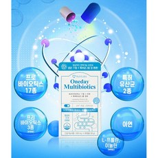 정상적인 면역 기능 아연과 생유산균 17종 + 특허균 2종 생유산균 100억 마리 보장 뉴트리랩스 원데이 멀티바이오틱스 캡슐 유산균 프로바이오틱스 미국 직수입 식약처 인증, 1개, 60캡슐