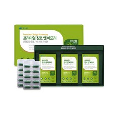 징코 진코민 플러스 프리미엄 은행잎추출물 기억력 감퇴 개선 뇌 건강 혈관 혈행 영양제 3개월