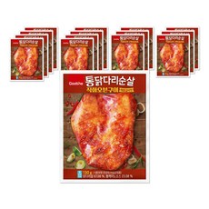 [굽네] 통닭다리순살 직화오븐구이 매콤갈비맛 130g, 15팩