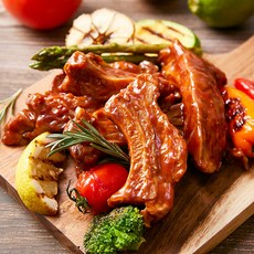 [자연과농부] 바베큐폭립 450g 등갈비 쪽갈비 간편요리 홈파티 캠핑음식 맥주안주
