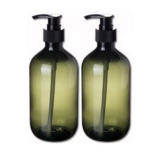 리버그린 심플 공병 그린 500ml + 블랙캡, 2개입