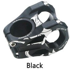 자전거 부품 용품 전기자전거mtb 스템 31.8 산악 스템 31.8mm 도로 라이즈 핸들 바 스템 0도 dh am enduro 내리막, 검은 색