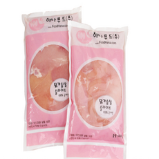 하나푸드(주) 닭가슴살 슬라이스 (국내산), 1kg, 10개, 1kg, 10개입