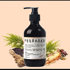 허벌 천연 폴리곤 멀티플로럼 샴푸 식물 리퀴드 그레이 헤어 화이트 제모 턴 퍼머넌트 블랙 케어 300ml, 한개옵션0