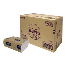 크리넥스 드라이셀 천연펄프 핸드타올 F250, 250매, 1박스