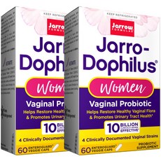 Jarrow Formulas Jarrow-Dophilus 재로우우먼펨-도필러스베지캡, 60정, 2개