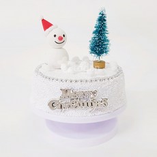 오르골 크리스마스트리와 눈사람 - 4인세트