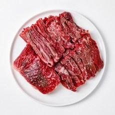 투플 한우 소한판 모듬세트 800g (냉장) 등심(200g)+삼각살/보섭살/앞치마살/설깃머리살(600g)