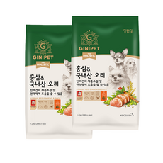 지니펫 홀리스틱 홍삼함유 오리, 1.2kg, 2개