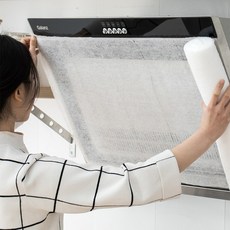 잘라쓰는 가스렌지 주방 후드 커버 망 필터 후황 청소 대용량 10M