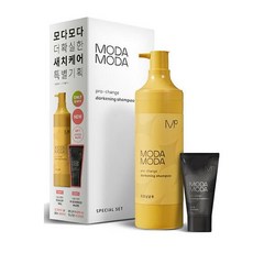 [한정기획] 모다모다 프로체인지 다크닝 탈모 샴푸 300g + 부스팅 트리트먼트 40g