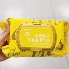 노브랜드 도톰한 물티슈 100매 x 5개, 단품, 단품