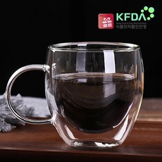 mug cup FQ402 150ml 홈카페유리컵 내열 이중유리컵 예쁜머그컵, 투명