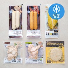 곰곰 닭가슴살 6종 (냉동), 1세트