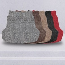 라임 올블랙 코일 트렁크매트 두께 12mm, (12HT-51-5)뉴싼타페CM(06~07) 5인승