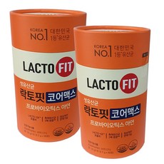 종근강건강 락토핏 코어맥스 2통 4개월분 온가족 장건강 생유산균 프리바이오틱스, 1통 60포