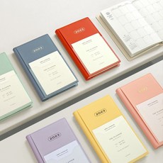 아이코닉 2023 더 플래너 S 위클리 다이어리 스케줄러, 03 Cream minit