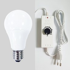 국산 조광기 120W 500W 1000W 밝기조절 디머 스위치 LED 디밍 방수 전구, 6.방수 디밍전구 불투명 8W 노란빛