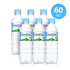 이동크리스탈 생수 500ml 60입, 60병
