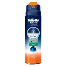 질레트 센서티브 2 in 1 퓨어스포츠 쉐이빙 젤, 170g, 1개
