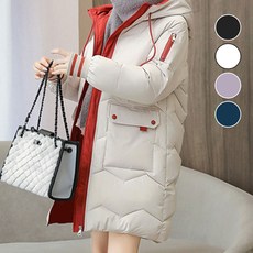 로아 여자 예쁜 롱패딩 단체 경량 돕바 여성 웰론 잠바
