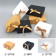 접이식 조립박스 선물포장박스 납작 사각 케이스 소 선물용박스 박스포장 선물포장상자 종이포장박스 종이케이, 화이트