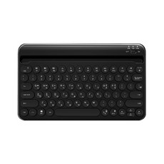 뉴플러스 유무선 엔틱 키보드, JTK206, 블랙, 텐키리스