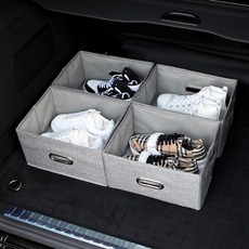 엠노블 차량용 신발장 신발정리함 BMW 신발 수납함 트렁크정리함 아우디 신발장, 01.로고없음