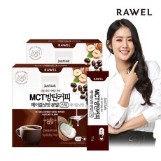 로엘 저스틱 MCT 방탄커피 헤이즐넛맛 분말 스틱 30p, 300g, 2개