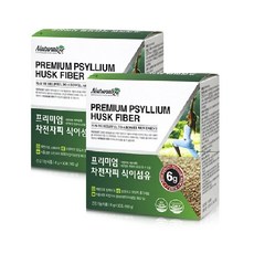 네추럴라이즈 식물성분 차전자피 식이섬유 가루 인도산 효능 먹는법 6g 30포 2박스